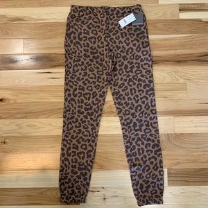 Leopard Jogger Style Sweatpants